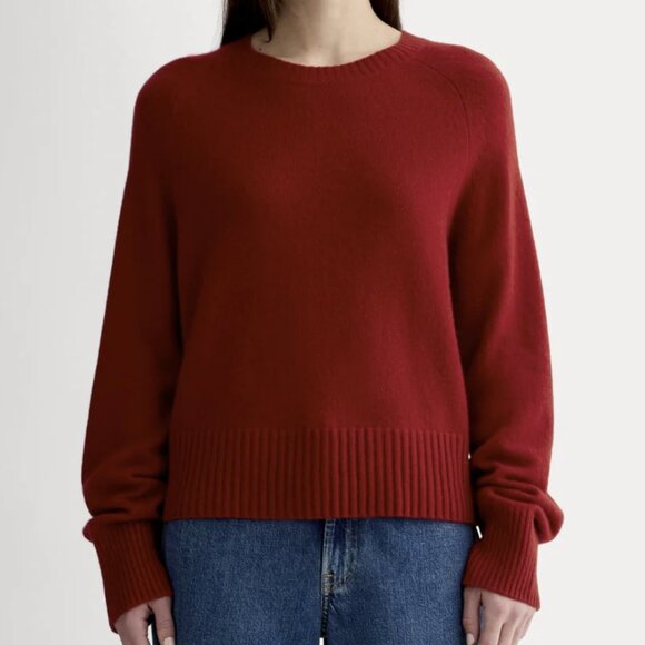 Everlane Sweaters - Everlane The Boxy Crew (Cashmere)